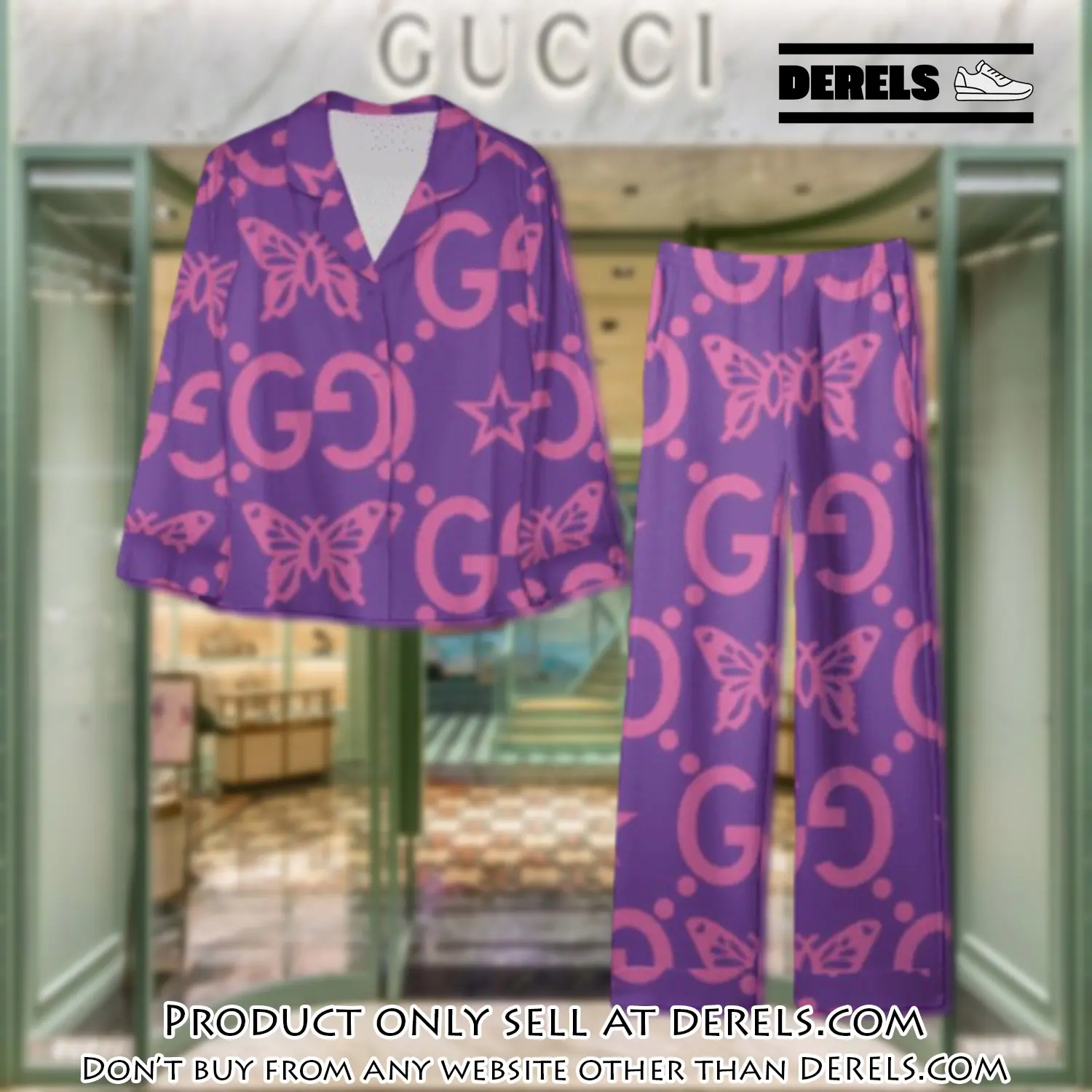 Trending luxury gc satin pajama set pjs1056 dr3442074